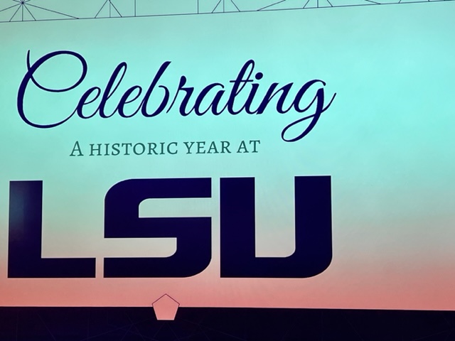 Photo of event celebration sign